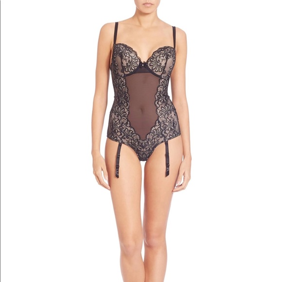 LE MYSTERE Sophia Lace Underwire Bodysuit - Picture 5 of 16